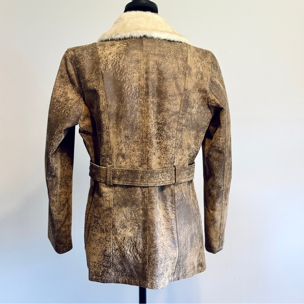 Vintage Moda International Genuine Leather Jacket, Size Small - Picture 3 of 10